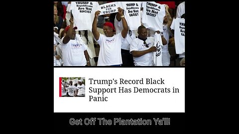 Black voters hit out at lib democrat cult klan Barack Obama -democrat plantation dont own us anymore