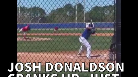 Josh Donaldson Cracks HR, Just Walks To Dugout