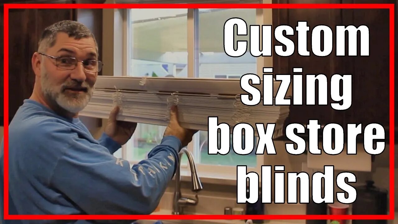 Customizing Home Depot blinds to fit YOUR windows! | Home Essentials 2" Horizontal Blinds | 2021/41