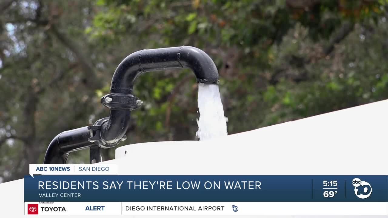 Residents blame SDG&E project for low water supply