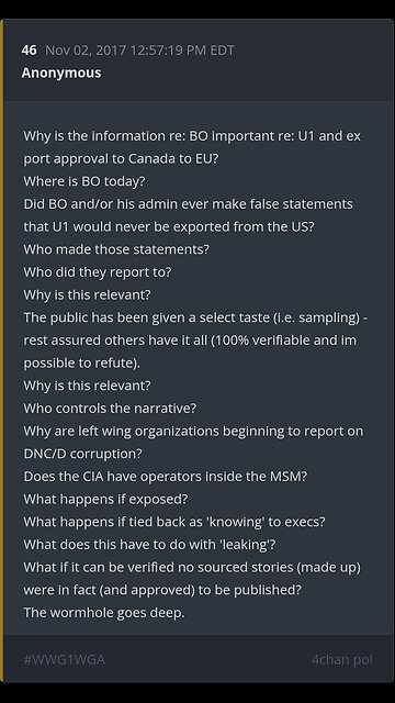 💥 LFG! - Don Jr On X - 46 Seconds - Q Post #46 About Obama