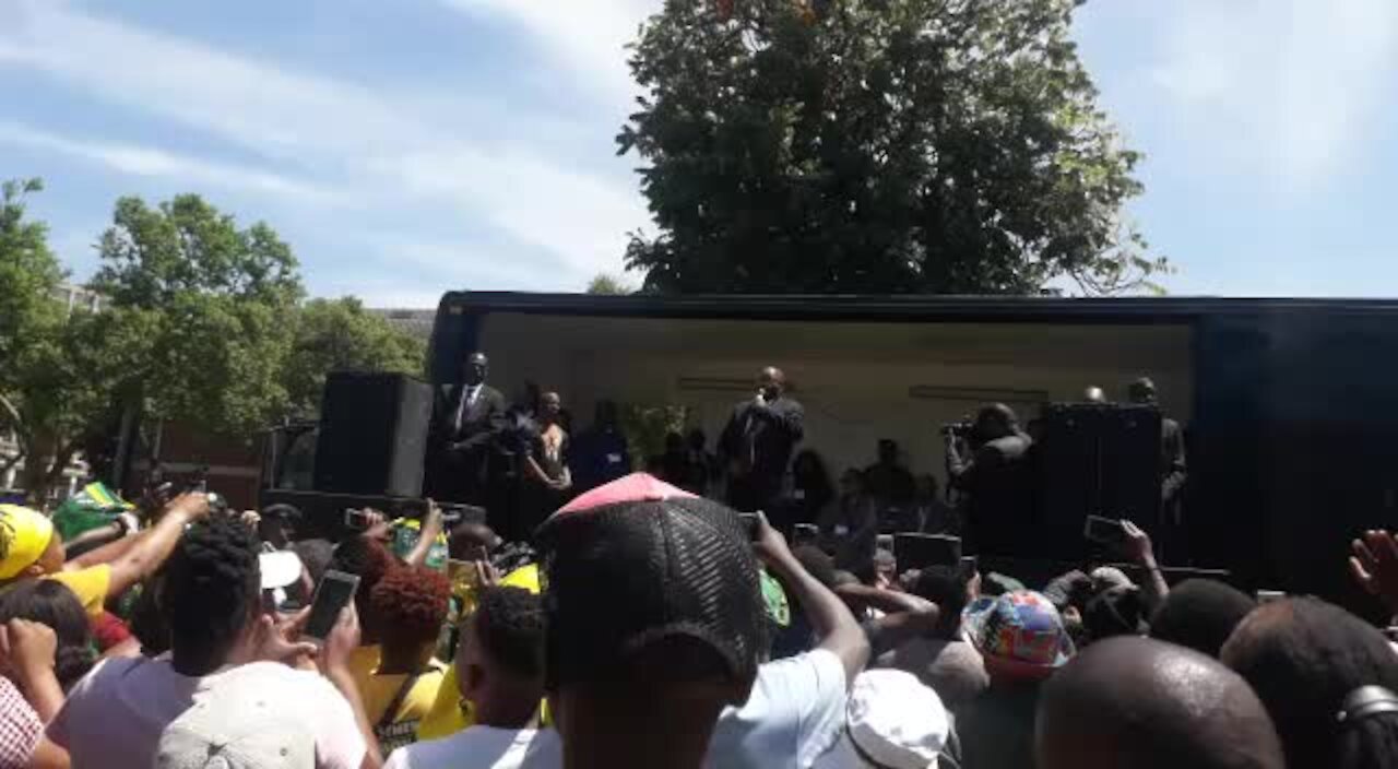 SOUTH AFRICA - Durban - Jacob Zuma addresses his supporters (Videos) (yZz)