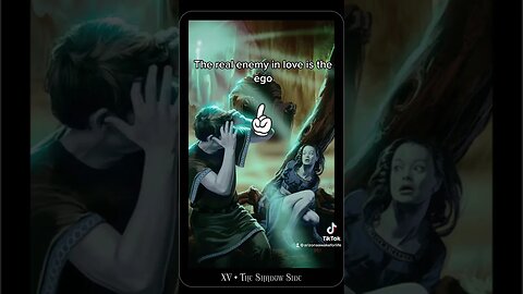The real enemy is inside us. The ego #tarotcard #shorts