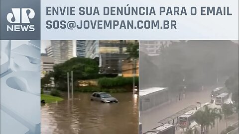 Moradores do Brooklin reclamam de alagamentos durante chuvas em São Paulo | SOS São Paulo