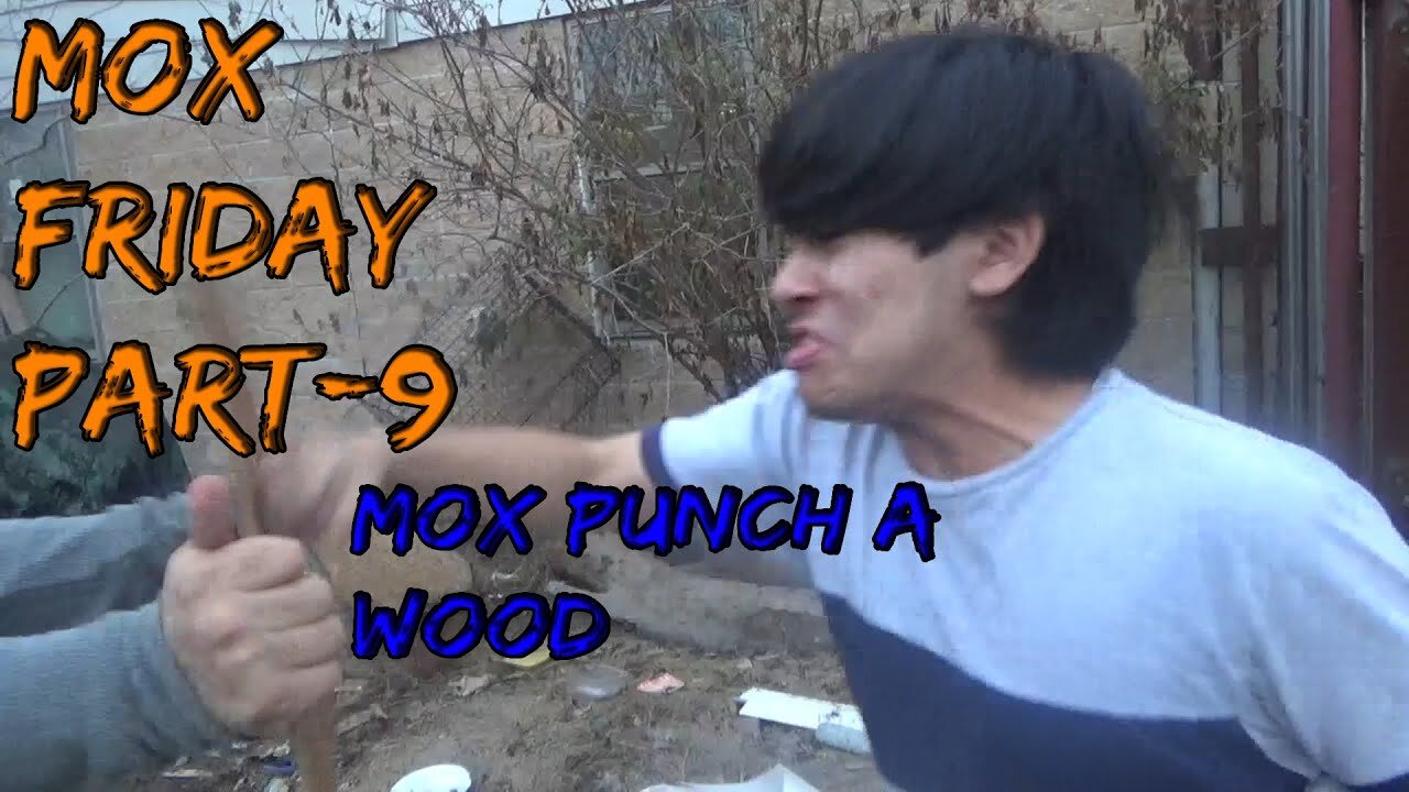 (Mox Friday Day Part 9)-Mox Punch a Wood