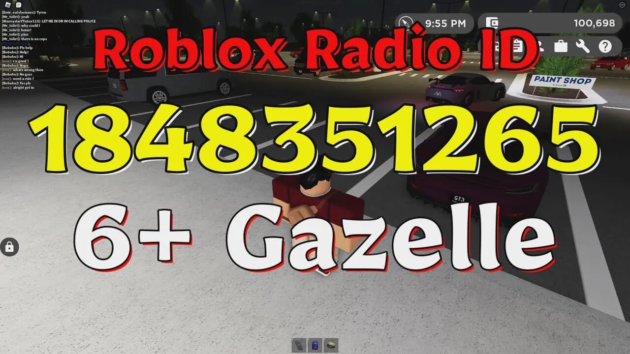 Gazelle Roblox Radio Codes/IDs