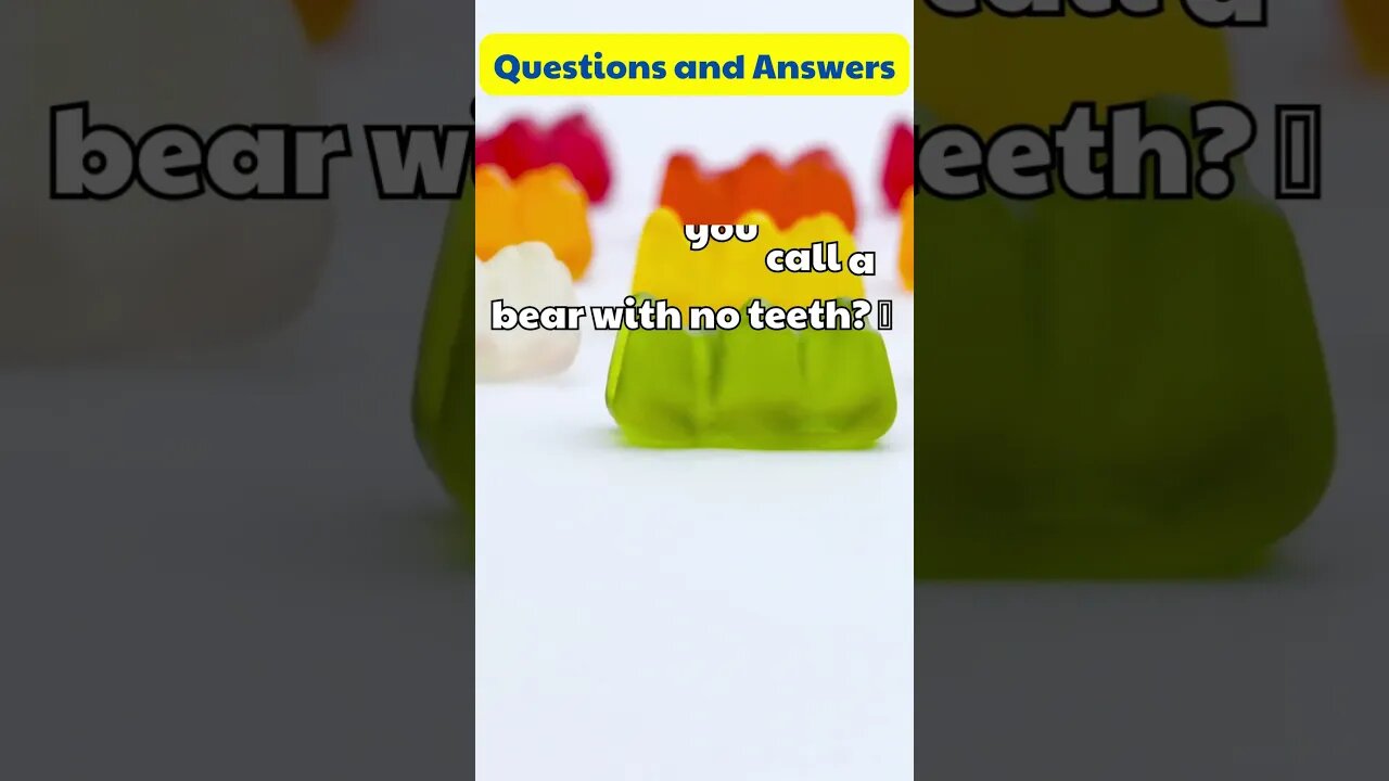 Bear with no teeth