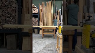 Building a Crazy Custom Dining Table #shorts #short #shortsvideo #shortvideo #woodworking