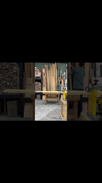 Building a Crazy Custom Dining Table #shorts #short #shortsvideo #shortvideo #woodworking