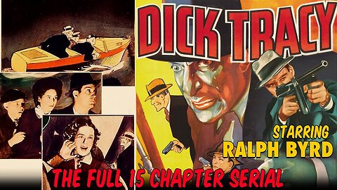 Dick Tracy (1937 Complete 15-Chapter Serial) | Crime/Live Action Comic Book | Ralph Byrd | Summary: The Dick Tracy serial is a 15-chapter film based on the Dick Tracy comic strip by Chester Gould. The film was directed by Alan James and Ray Taylor.