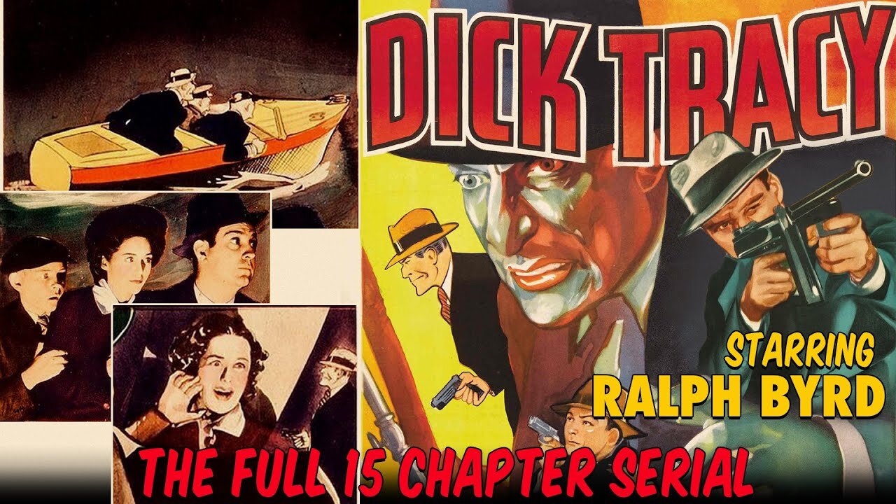 Dick Tracy (1937 Complete 15-Chapter Serial) | Crime/Live Action Comic Book | Ralph Byrd | Summary: The Dick Tracy serial is a 15-chapter film based on the Dick Tracy comic strip by Chester Gould. The film was directed by Alan James and Ray Taylor.