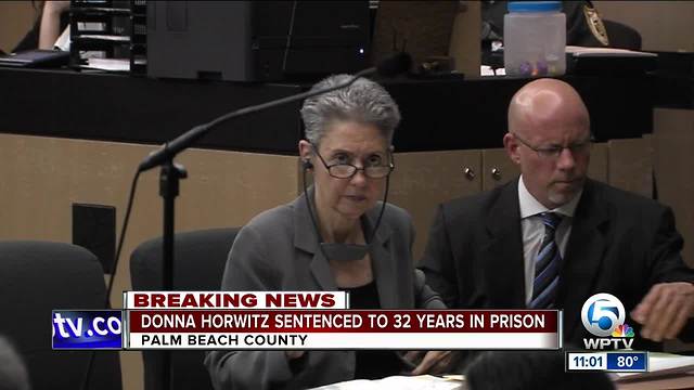 Donna Horwitz sentenced 32 years in prison for killing Jupiter husband in 2011