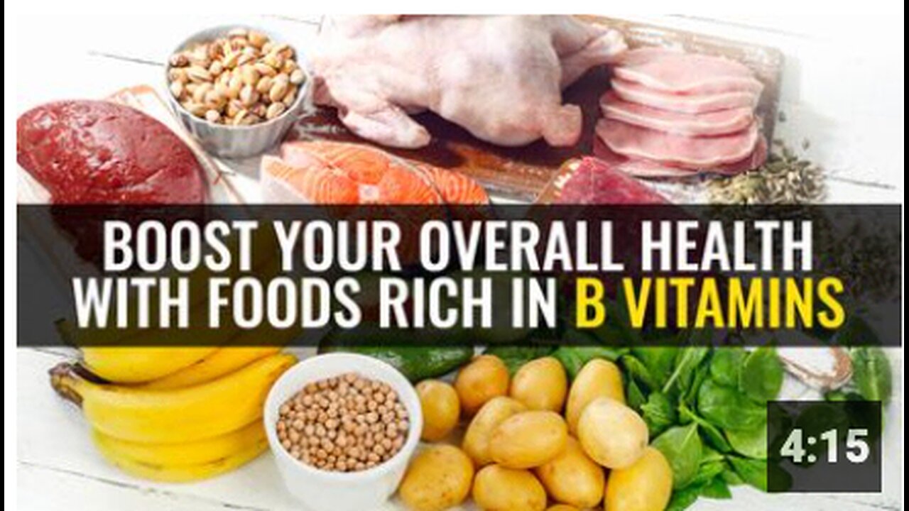 Boost your overall health with foods rich in B vitamins