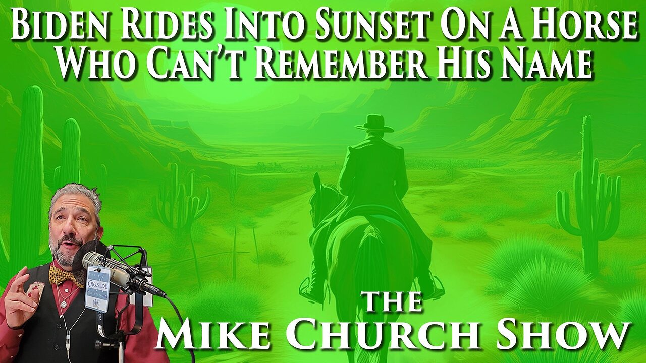 Biden Rides Into Sunset On A Horse Who Can't Remember His Name