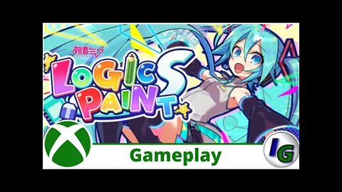 Hatsune Miku Logic Paint S Gameplay on Xbox