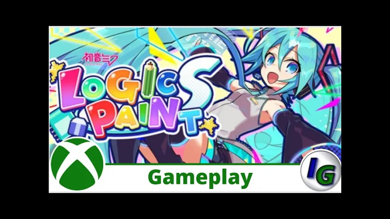 Hatsune Miku Logic Paint S Gameplay on Xbox