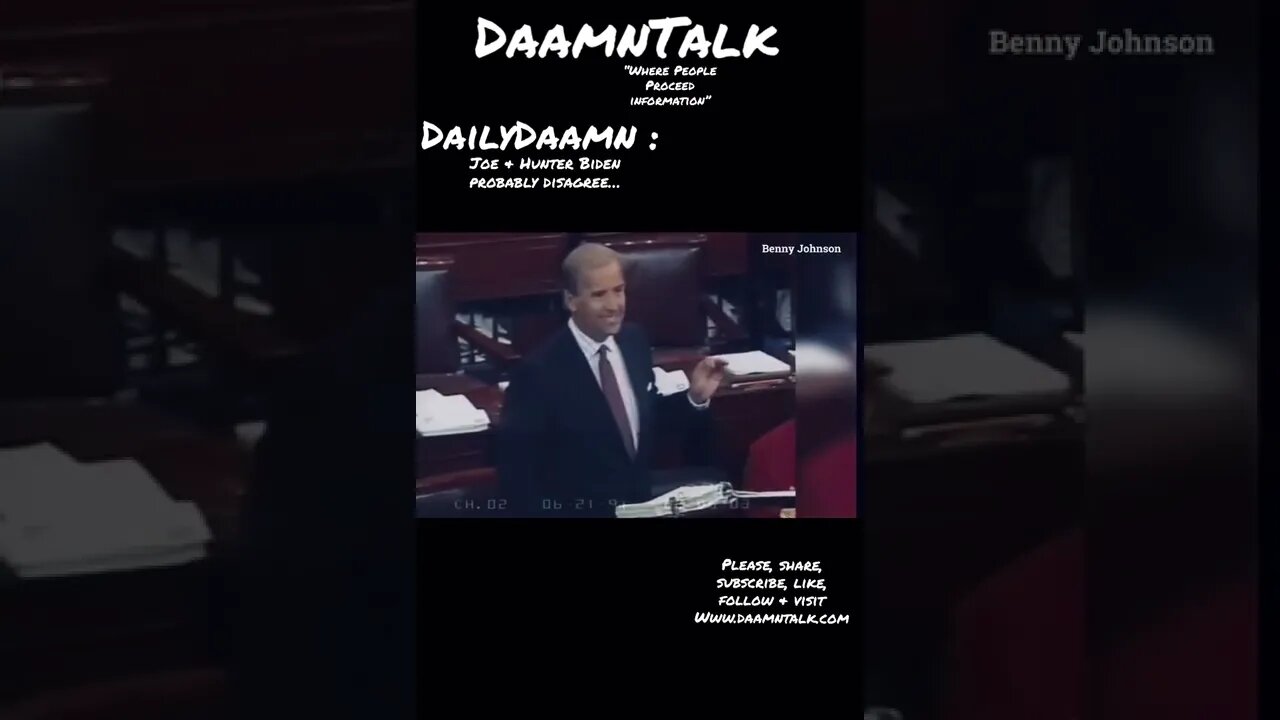 Joe & Hunter Biden ‘crack’ open & weigh a probable disagreement - DailyDaamn July11, 2022 DaamnTalk