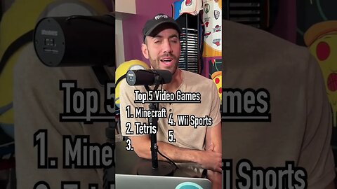 What Are The Top 5 Played Video Games of All Time?! #shorts #podcast #top5 #videogames #guessinggame