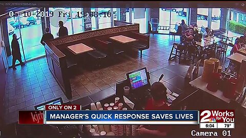 Manager's quick response saves lives