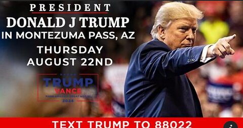 LIVE: President Trump in Montezuma Pass, AZ