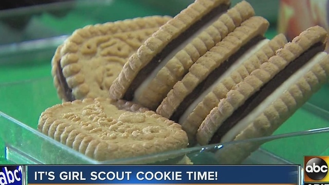 Get your wallets ready! It's Girl Scout cookie time!