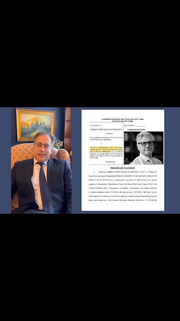 America First Legal Sues Judge Merchan! ⚖️