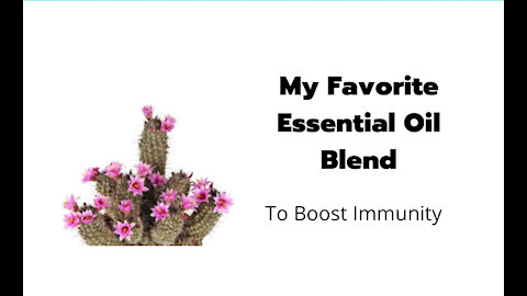 My Favorite Essential Oil Blend for immune support