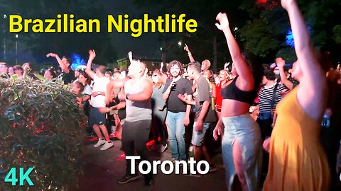 【4K】Biggest Brazilian 🇧🇷 celebration Toronto Canada 🇨🇦