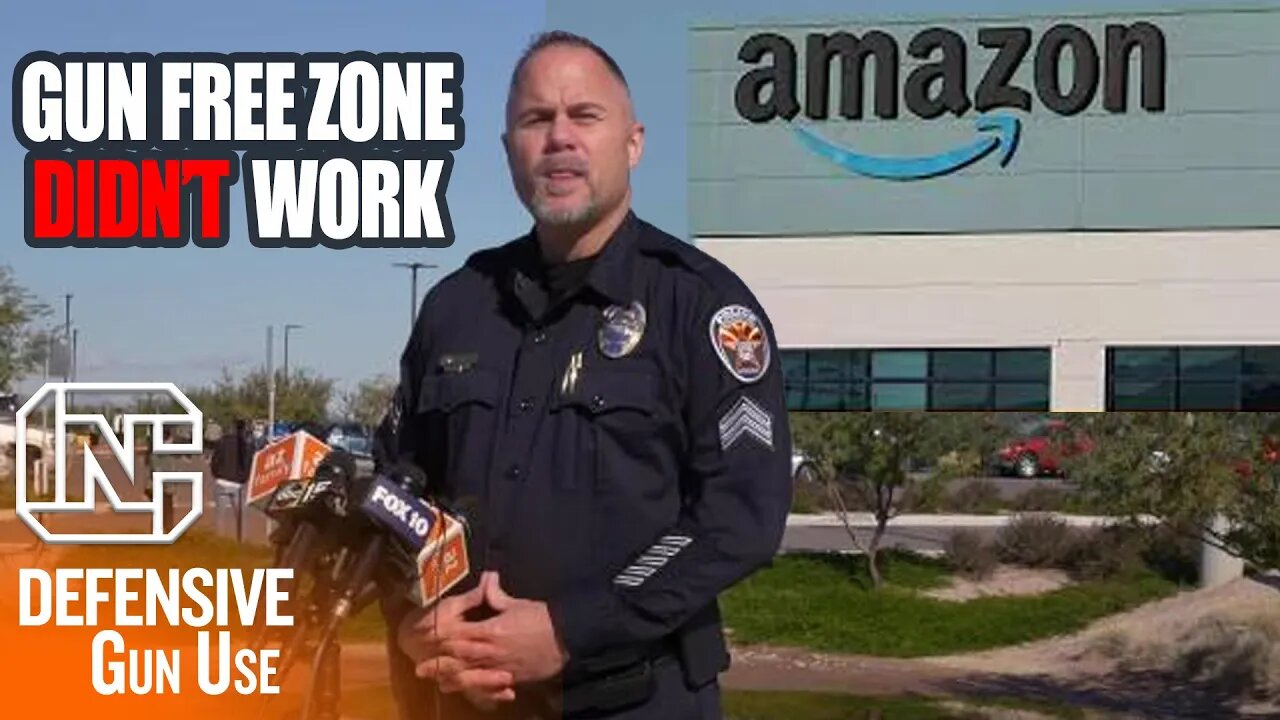 Good Guy With A Gun Stops Amazon Warehouse Shooting Proving Gun Free Zones Don't Work