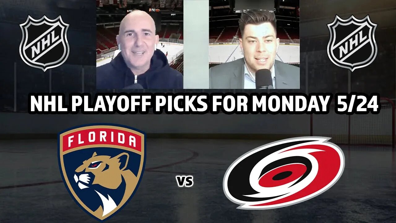 NHL Playoff Picks | Carolina Hurricanes vs Florida Panthers Game 4 Predictions | Puck Time May 24