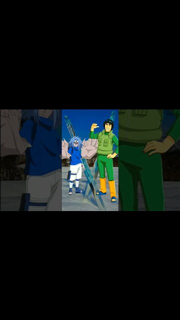 WHO IS STRONGEST?? SASUKE VS GUY.#shorts