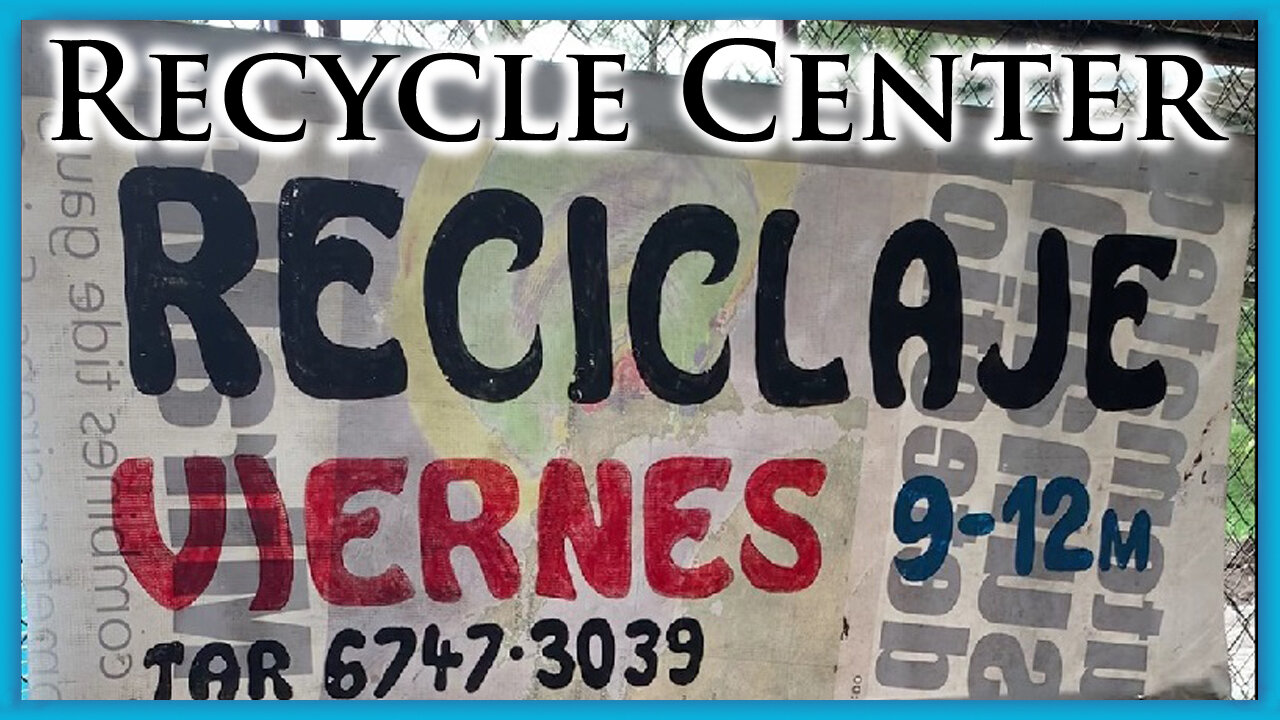 Recycle Center Plastic Glass Cardboard Paper - Volcan Panama Tierras Altas Chiriqui