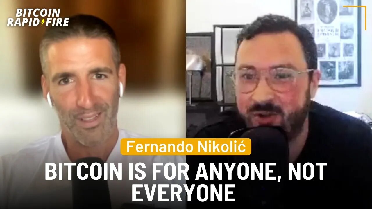 'Orange Pilling' (promoting bitcoin) more effectively w/ Fernando Nikolić