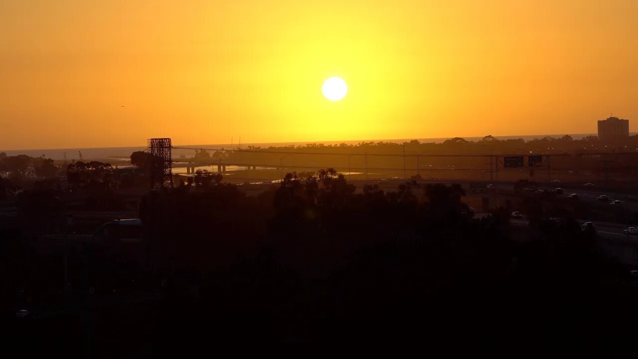 CatSet: Sunset from Presidio Park - Take Your Cat to Presidio Park, San Diego!