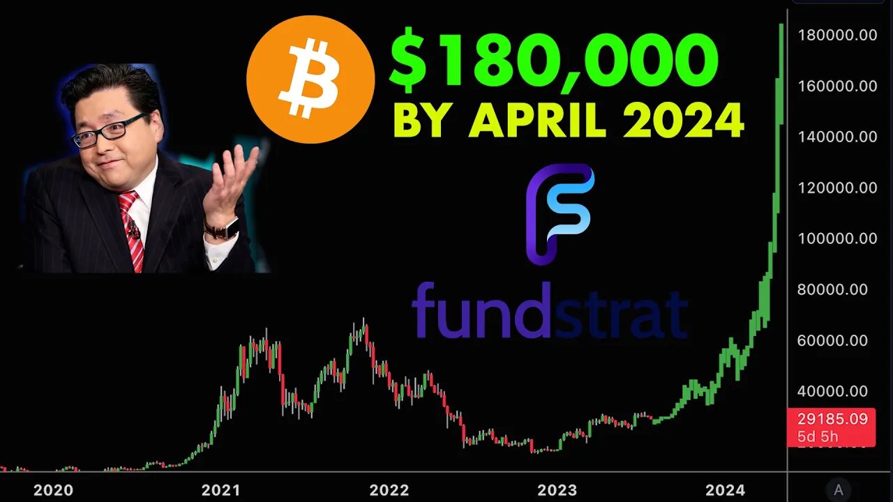 $180,000 #Bitcoin by April 2024 (Fundstrat Predicts) - Here's My Reaction