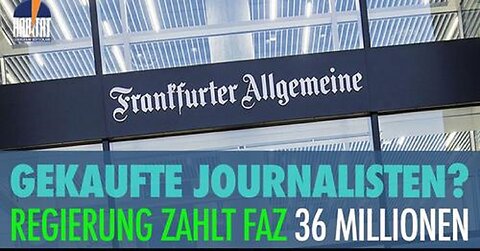 VON PREMIUM ZU PROPAGANDA: Die traurige Geschichte der FAZ - Früher Flaggschiff, heute Sprachrohr