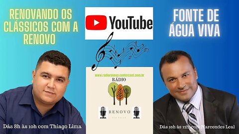 PROGRAMAÇÃO DE SÁBADO 19/08/2023 . RENOVANDO OS CLÁSSICOS COM A RENOVO E FONTE DE ÁGUA VIVA