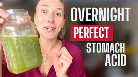 Drink This to Boost Low Stomach Acid While You Sleep!