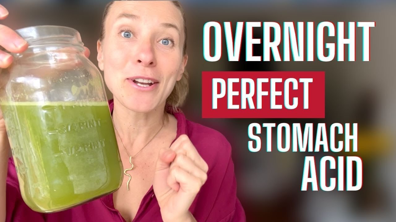 Drink This to Boost Low Stomach Acid While You Sleep!