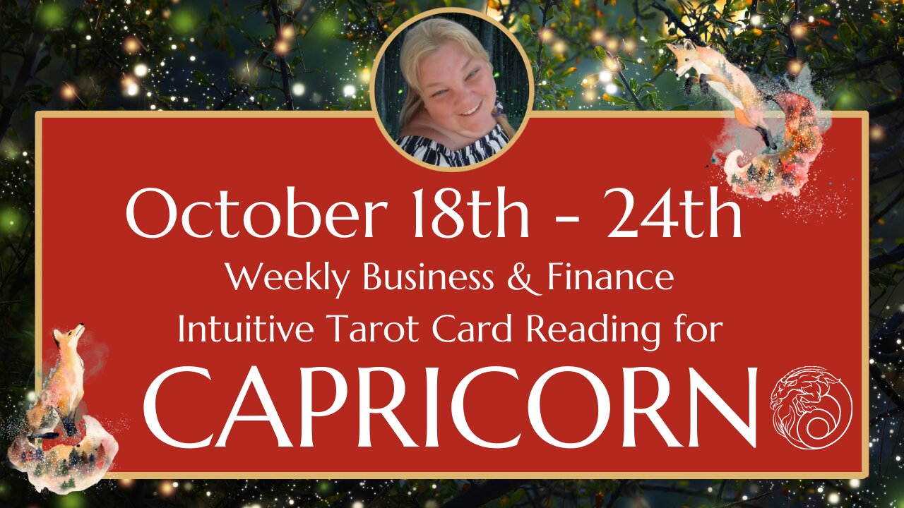 ♑ CAPRICORN 🐐 | OCT 18th - 24th | SICK OF THE THORN IN YOUR SIDE? | Weekly BUSINESS Tarot Reading