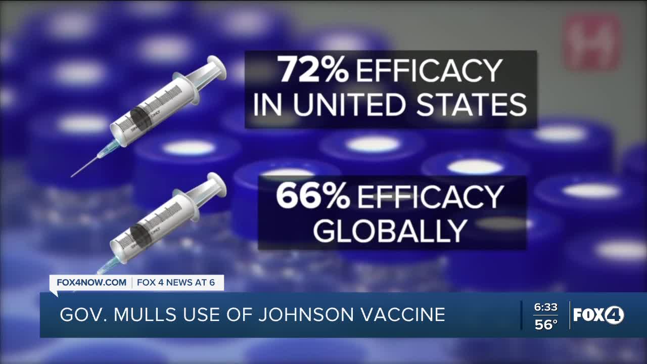 Governor decicing on use of Johnson and Johnson vaccine