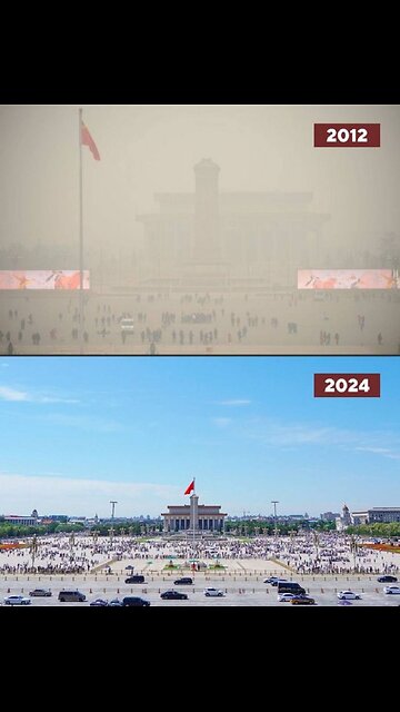 China is planting in the desert! 🌱🌱🌱