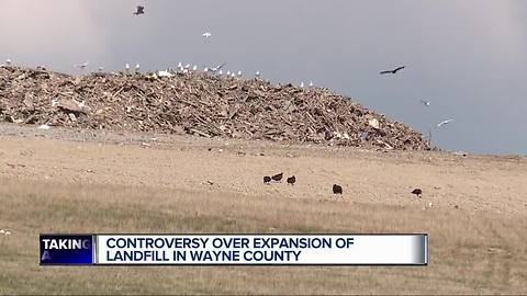 Controversy over expansion of landfill in Wayne County