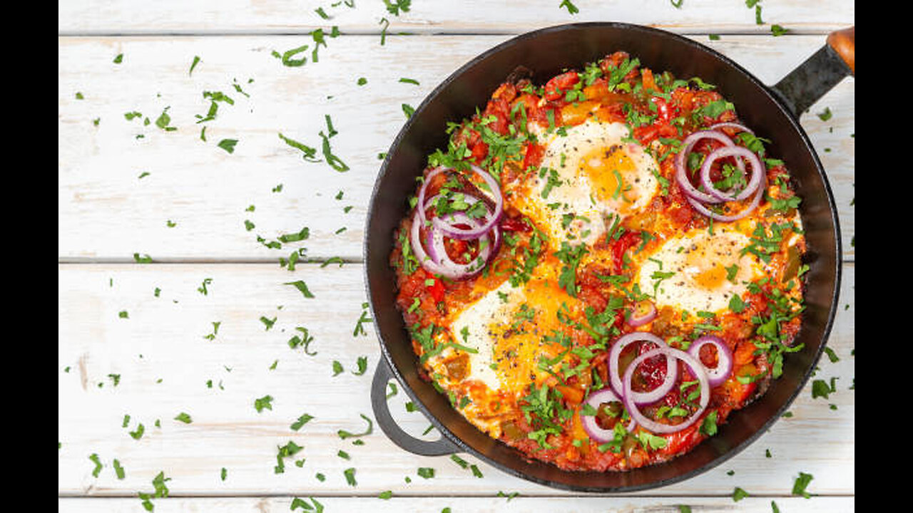 A Flavor Trip to Morocco: Moroccan Spiced Eggs and Merghes Sausage Hash Bake