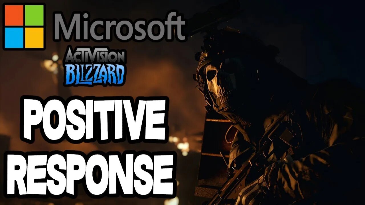 Public Response To Microsoft Buying Activision Is Very Positive?