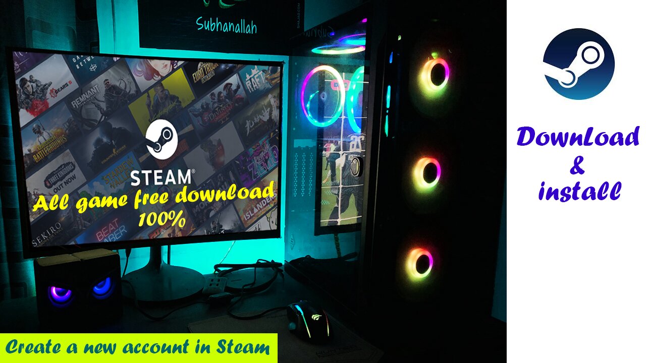 Steam Free Download and Install [Create a new account in steam] Download Free Game | Phil Gaming OP