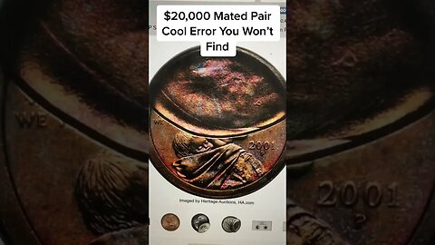 $20,000 SACAGAWEA DOLLAR - ERROR MATED PAIR COINS TO LOOK FOR