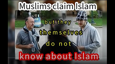 Muslims claim islam but they do not know about Islam