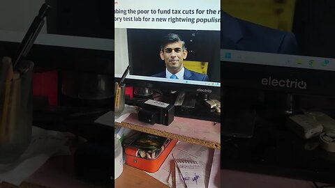 Tax cuts for his rich pals money off the poor