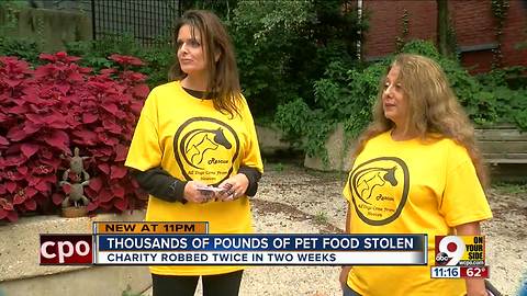 Dog food -- $15,000 of it -- stolen from animal-focused charity